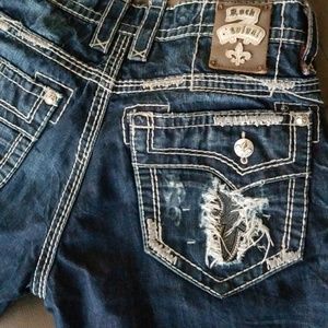 Mens 34x34 Rock Revival James-Relaxed Straught Leg